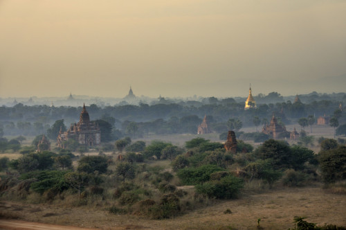 Bagan at sunset